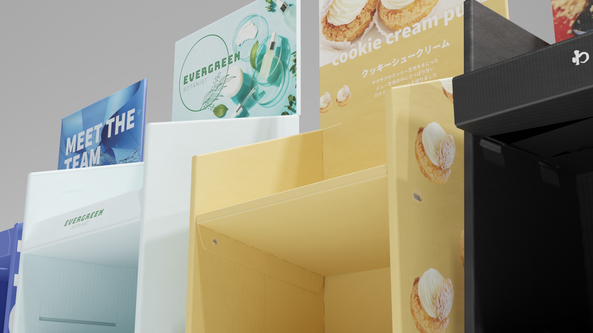 販促ディスプレイのMV